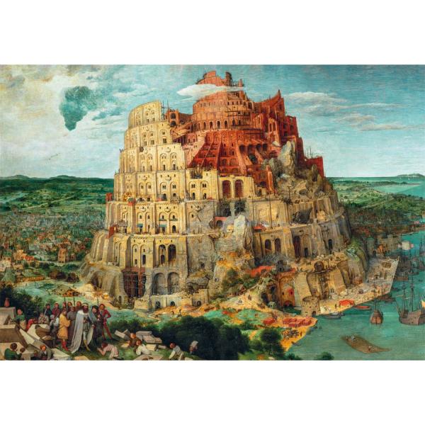  Puzzle Compact 1500 pièces : Bruegel : La Tour de Babel - Clementoni-31738