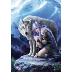  Puzzle Compact 1000 pièces : Anne Stokes - La protectrice