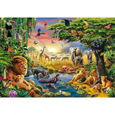 Puzzle de 2000 piezas: El encuentro africano