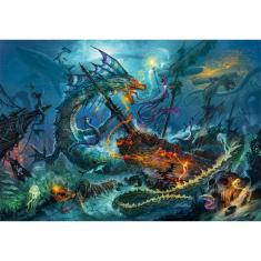 3000 piece puzzle : The Underwater Battle
