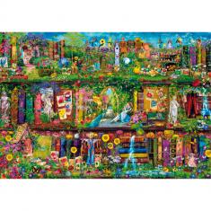 Puzzle de 6000 piezas: Estantería de jardín