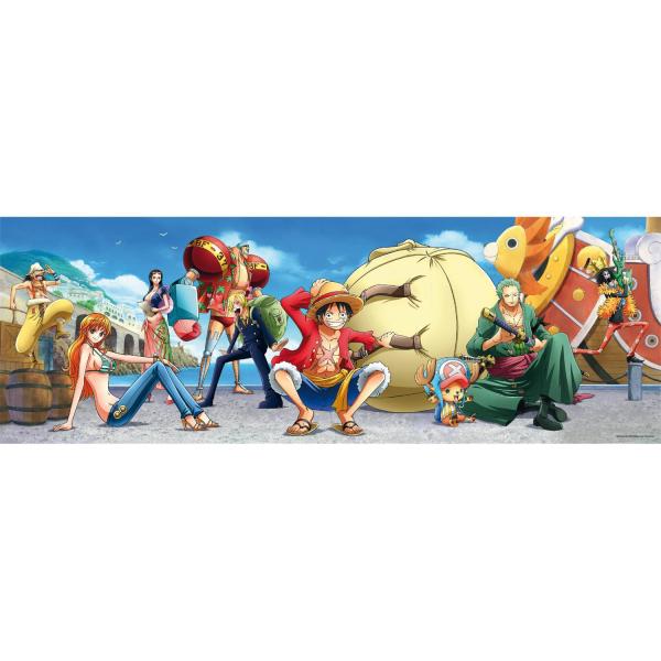 Puzzle Panorama 1000 pièces : One Piece - Clementoni-37075