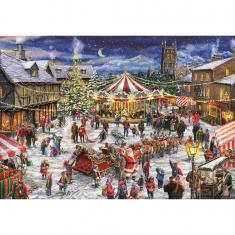 Clementoni Puzzle 1500 Pièces – Steps To The Harbor – Fabriqué En Italie – 59,2 X 84,3 Cm – Compact Box