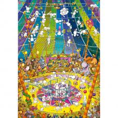 Puzzle Compact 1000 pieces : Mordillo, The Show 