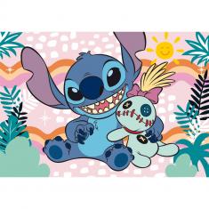 Puzzle 60 pieces : Stitch 
