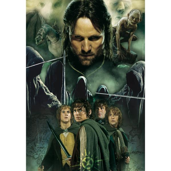 1000 piece puzzle : The Lord of the rings - Clementoni-39738