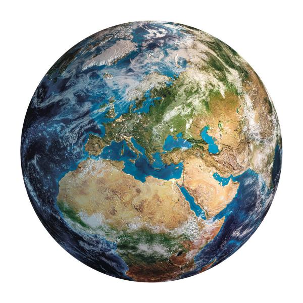 500 piece round puzzle: NASA: Earth - Clementoni-35152