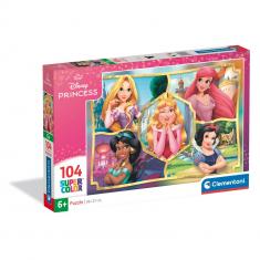 Puzzle 104 pieces : Disney Princess 