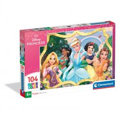 Puzzle 104 pieces : Disney Princess 