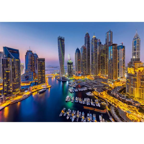 1000 piece puzzle : Dubai - Clementoni-39911