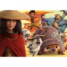 Puzzle 104 pièces : Disney : Raya et le Dernier dragon