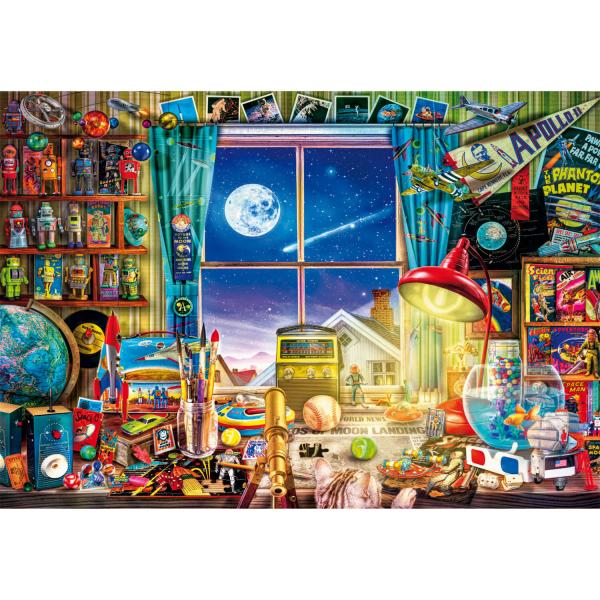 500 piece puzzle : To the Moon - Clementoni-35148