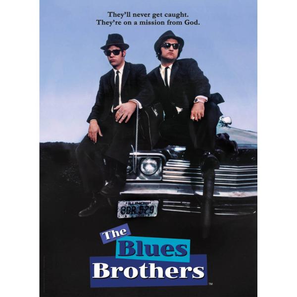 Puzzle 500 pièces : Cult Movies : Les Blues Brothers - Clementoni-35109
