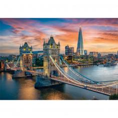 Puzzle 1500 pièces :  Londres au Crépuscule 