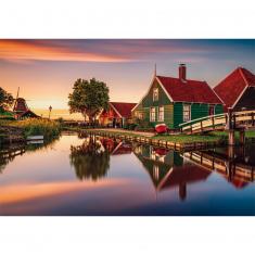 Puzzle 1500 pièces : Zaanse Schans