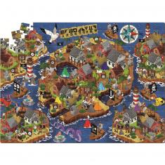 Puzzle 300 pièces : Mixtery : Le trésor des pirates