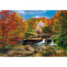 2000 piece puzzle : Glade Creek Griest Mill