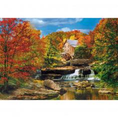 Puzzle 2000 pièces : Moulin Glade Creek Griest