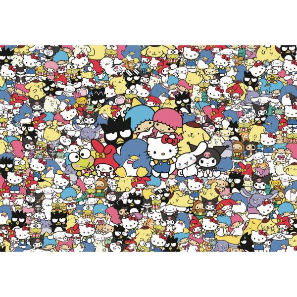 Puzzle 1000 pièces : Impossible Puzzle : Hello Kitty - Clementoni-39645
