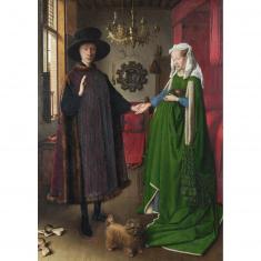 Puzzle 1000 pièces : Museum : Les époux Arnolfini, Van Eyck