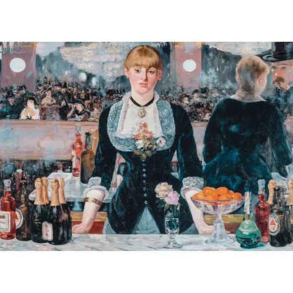 Puzzle 1000 Teile: Museum: Eine Bar im Folies Bergère, Manet - Clementoni-39661