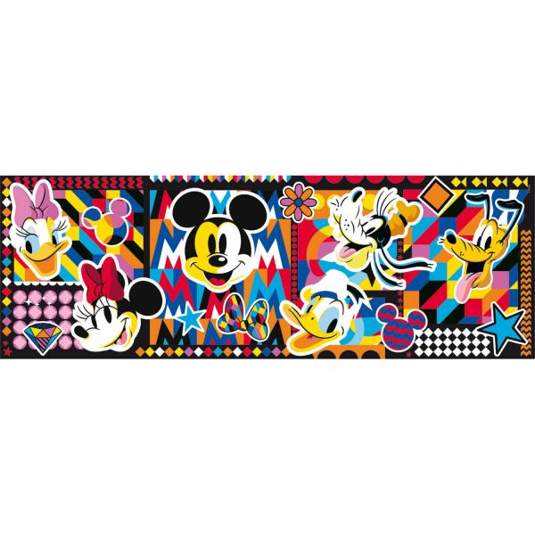 Puzzle panorámico de 1000 piezas: Clásicos de Disney - Clementoni-39871