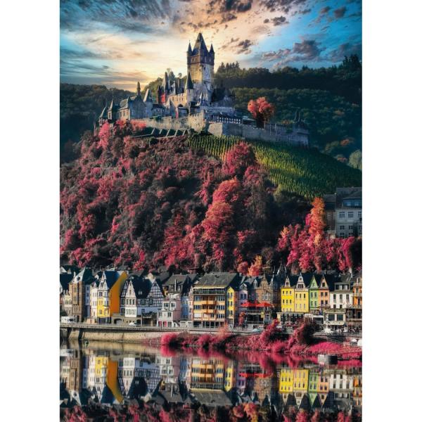 1000 piece puzzle : Cochem Castle - Clementoni-39648