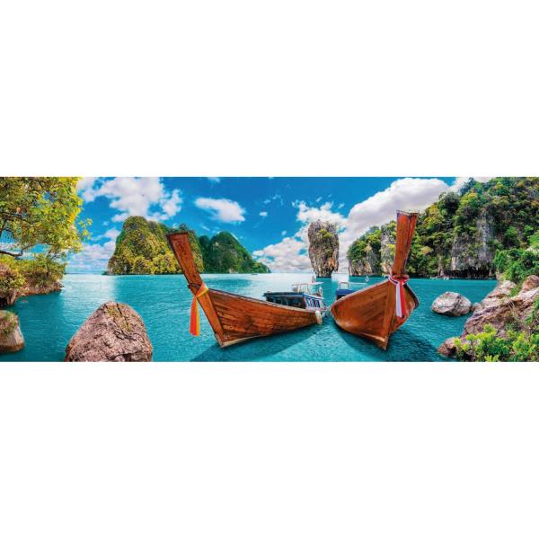 Puzzle de 1000 piezas : Panorama : Bahía de Phuket - Clementoni-39642