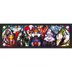 1000 piece panoramic puzzle : Disney Villains