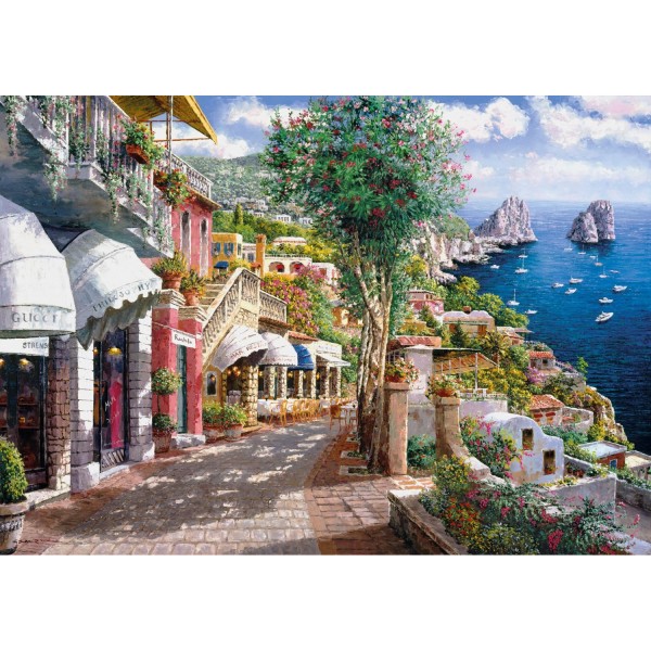 1000 pieces puzzle: Capri, Italy - Clementoni-39257