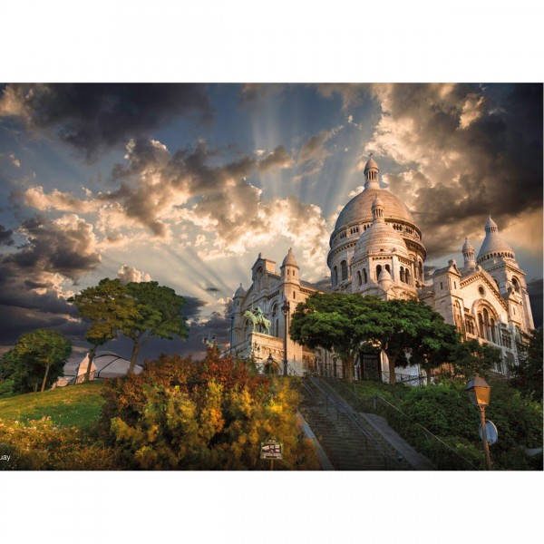 1000 pieces puzzle: Montmartre - Clementoni-39383