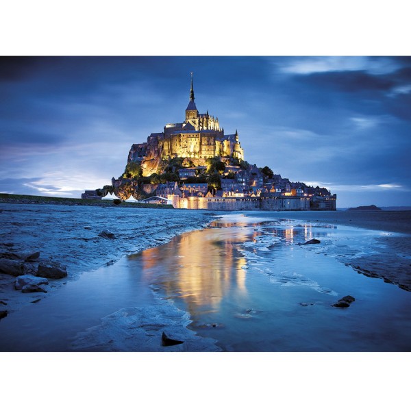 1500 pieces puzzle: Mont Saint Michel, France - Clementoni-31994