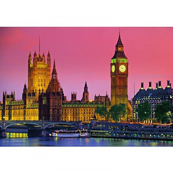 500 pieces puzzle - London by night - Clementoni-30378