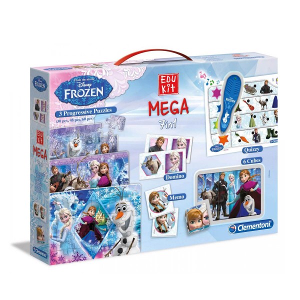 Coffret Edukit Mega 7 en 1 : La Reine des Neiges (Frozen) - Clementoni-13928