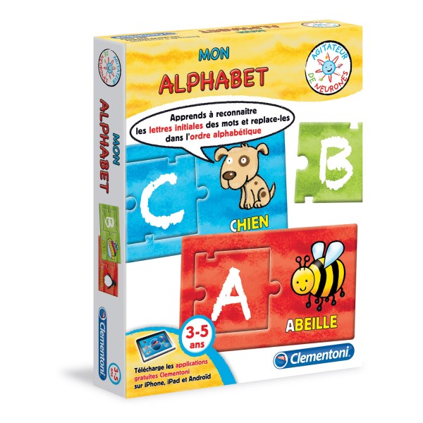 Jeu éducatif : Mon alphabet - Clementoni-62505