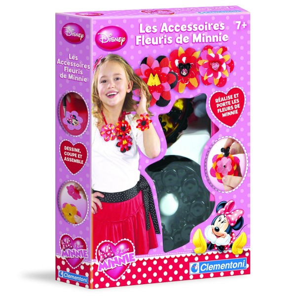 Kit créatif : Les accessoires fleuris de Minnie - Clementoni-62457
