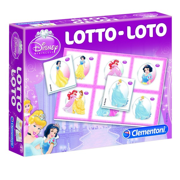 Loto Pocket Princesses Disney - Clementoni-13413