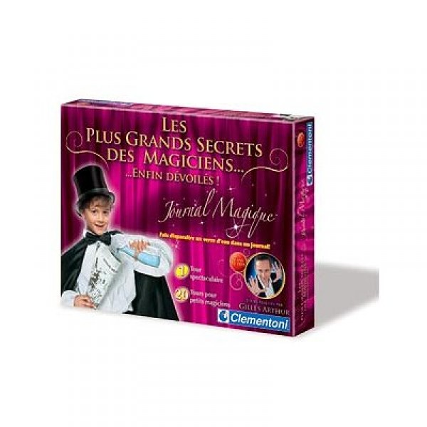 Magie : Les plus grands secrets des magiciens : Le journal magique - Clementoni-62097