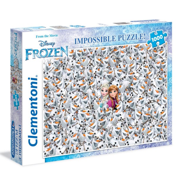 Puzzle 1000 pièces : La Reine des Neiges - Clementoni-39360