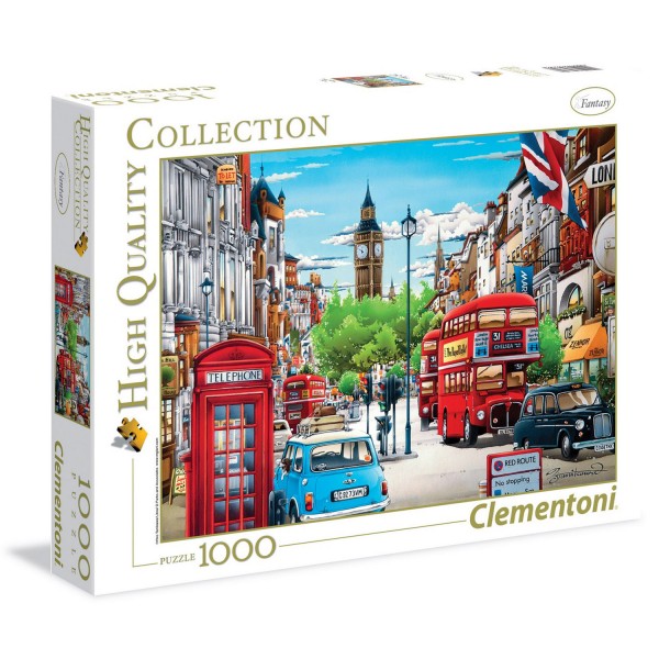Puzzle 1000 pièces : Londres - Clementoni-39339