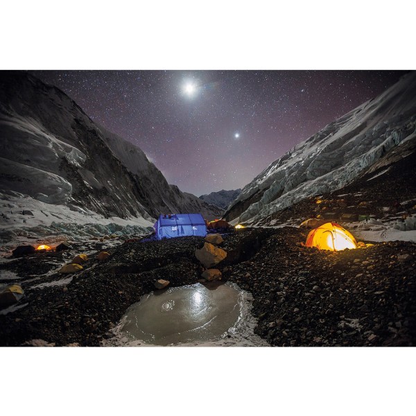 Puzzle 1000 pièces : National Geographic : Campement sur le versant népalais de l'Everest - Clementoni-39310