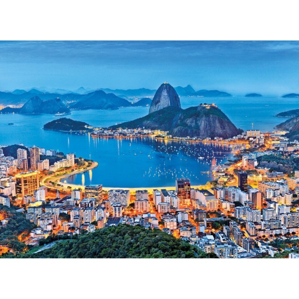 Puzzle 1000 pièces : Rio de Janeiro, Brésil - Clementoni-39258