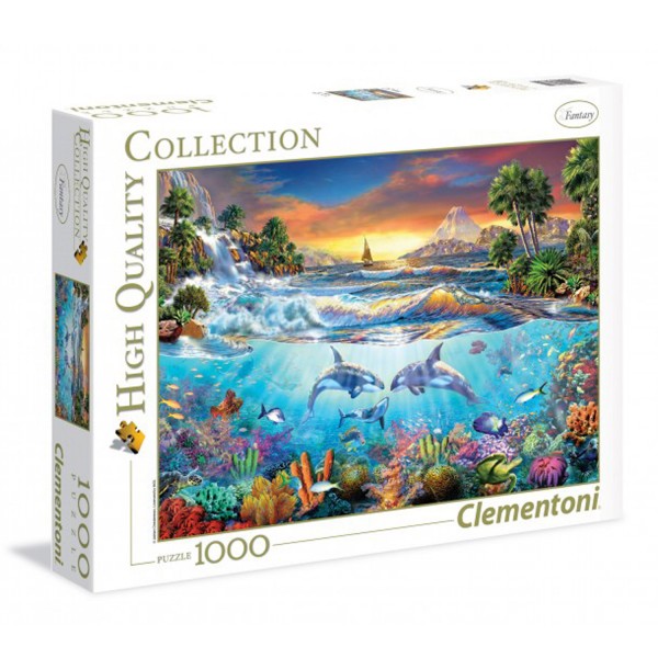 Puzzle 1000 pièces : Sous l'océan - Clementoni-39335