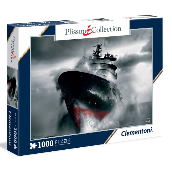 Puzzle 1000 pièces collection Plisson : Sauvetage en mer - Clementoni-39351