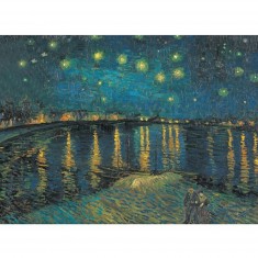 Museo de Puzzle de 1000 piezas: noche estrellada sobre el Ródano Van Gogh
