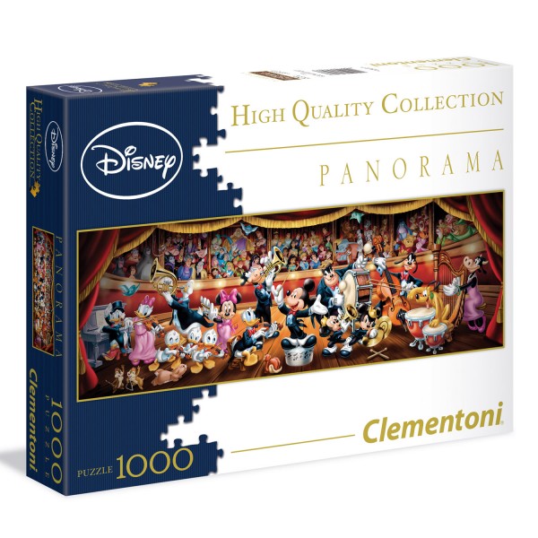 Puzzle 1000 pièces Panorama : Disney Classic - Clementoni-39347
