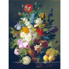1000 Teile Puzzle - Van Dael: Blumenvase