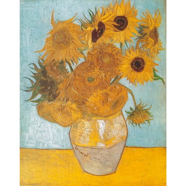 Puzzle 1000 pièces - Van Gogh : Les Tournesols - Clementoni-31438