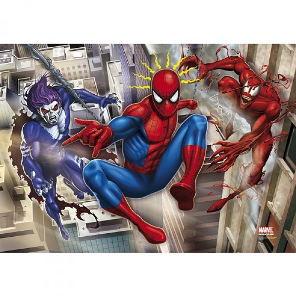 Puzzle 104 pièces - Spiderman : Avec Morbius et Carnage - Clementoni-27752