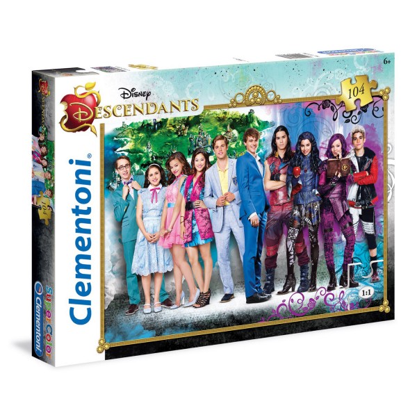 Puzzle 104 pièces : Descendants 2 - Clementoni-27936